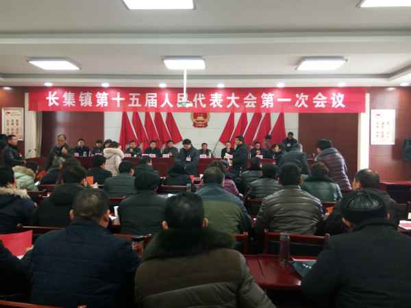 长集镇召开第十五届人民代表大会第一次会议